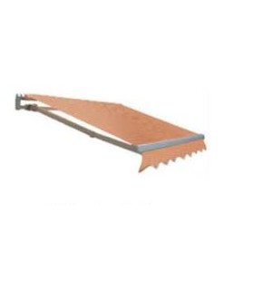 TOLDO RETRACTIL 500X300, MANUAL, COLOR BEIGE / LISTADO / CRUDO